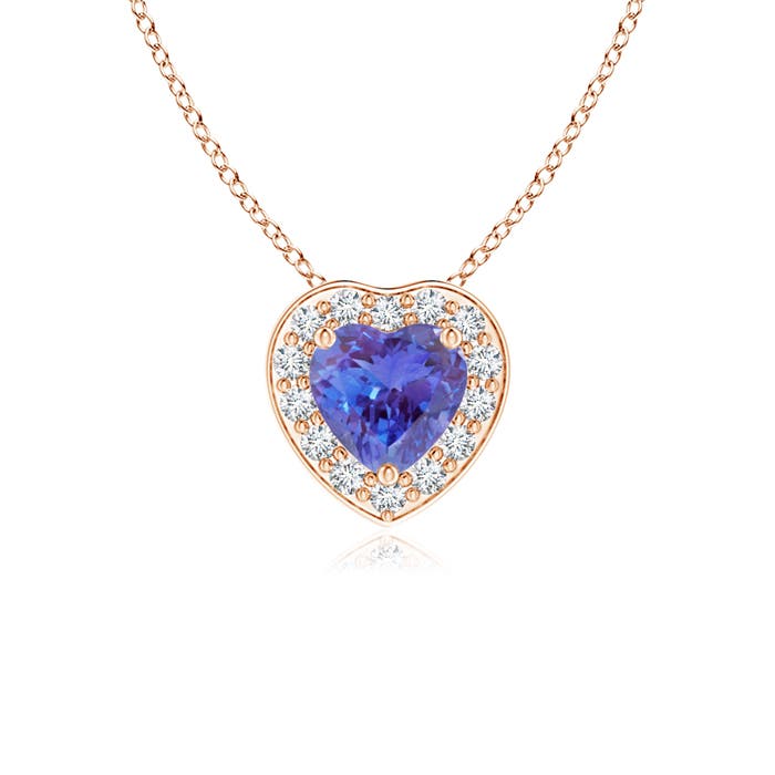 AAA - Tanzanite / 0.31 CT / 14 KT Rose Gold