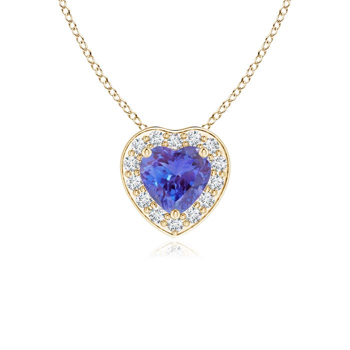 AAA - Tanzanite / 0.31 CT / 14 KT Yellow Gold