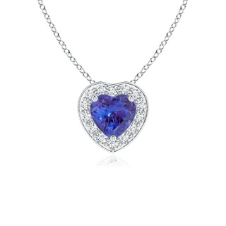 Heart AAAA Tanzanite