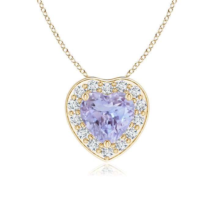 A - Tanzanite / 0.48 CT / 14 KT Yellow Gold