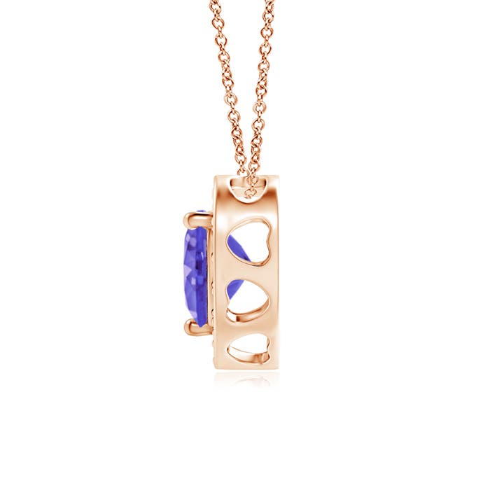 AAA - Tanzanite / 0.48 CT / 14 KT Rose Gold