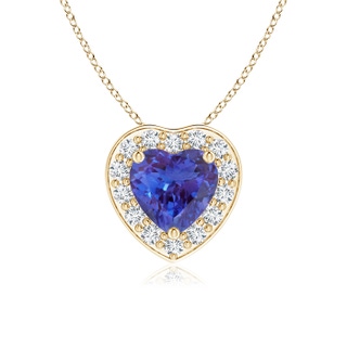 Heart AAAA Tanzanite