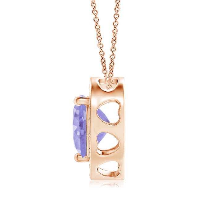 A - Tanzanite / 0.94 CT / 14 KT Rose Gold