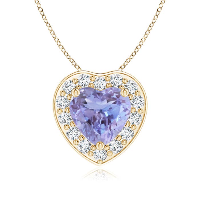 A - Tanzanite / 0.94 CT / 14 KT Yellow Gold