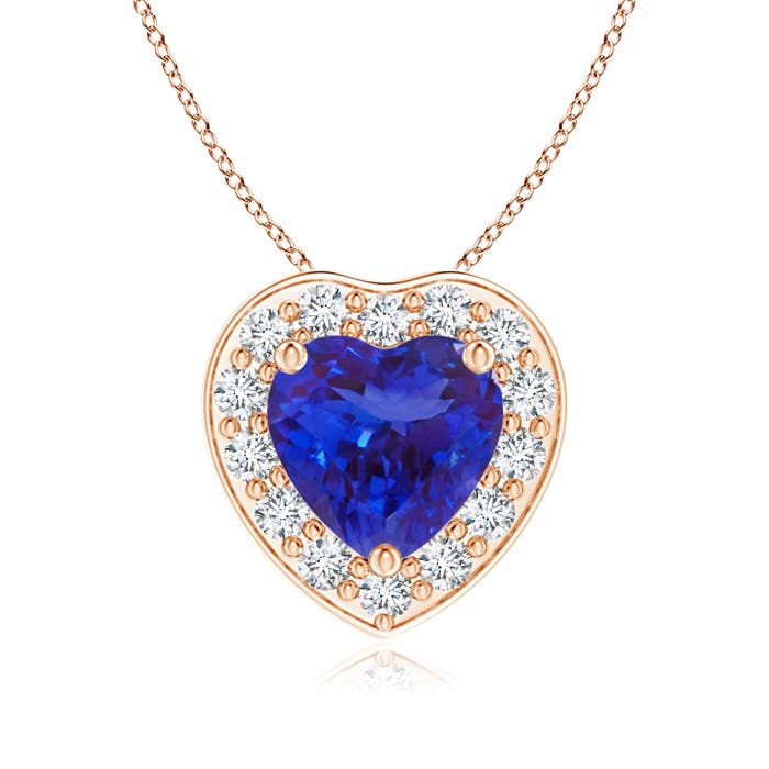 AAAA - Tanzanite / 0.94 CT / 14 KT Rose Gold