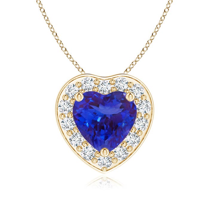 AAAA - Tanzanite / 0.94 CT / 14 KT Yellow Gold