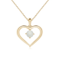 Stackables Yellow Gold Moonstone Necklaces & Pendants