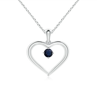Round A Blue Sapphire