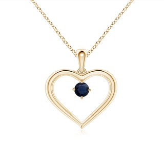 Round A Blue Sapphire