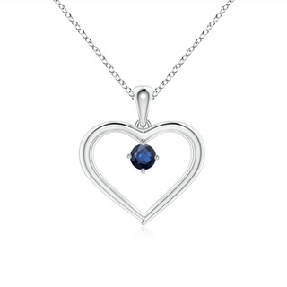 Round AA Blue Sapphire