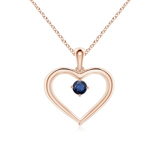 Round AA Blue Sapphire