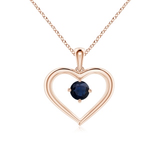 Round A Blue Sapphire