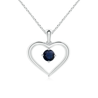Round A Blue Sapphire