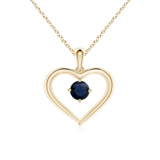 Round A Blue Sapphire