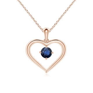 Round AA Blue Sapphire