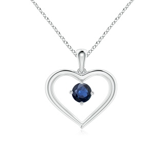 Round AA Blue Sapphire