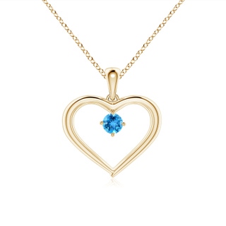 Round AAA Swiss Blue Topaz
