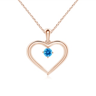 Round AAAA Swiss Blue Topaz