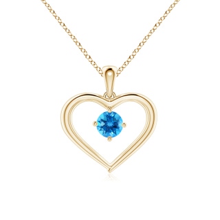 Round AAAA Swiss Blue Topaz