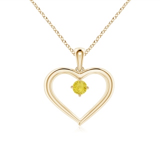 Round A Yellow Sapphire