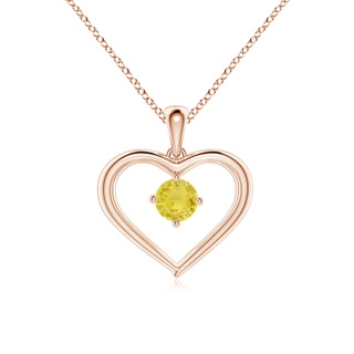 Round A Yellow Sapphire