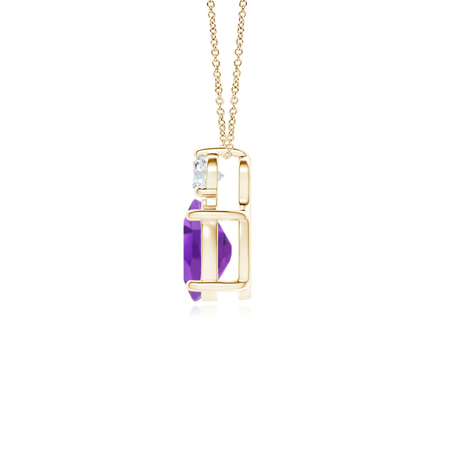 AA - Amethyst / 1.31 CT / 14 KT Yellow Gold