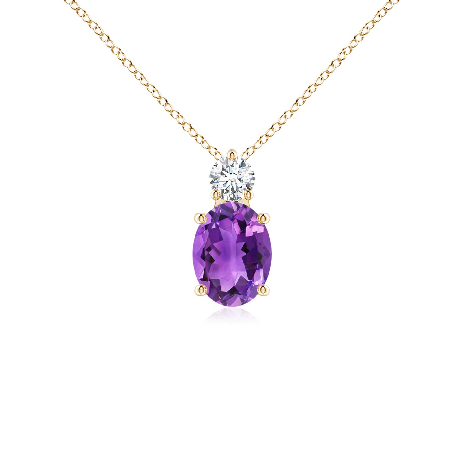 AAA - Amethyst / 1.31 CT / 14 KT Yellow Gold