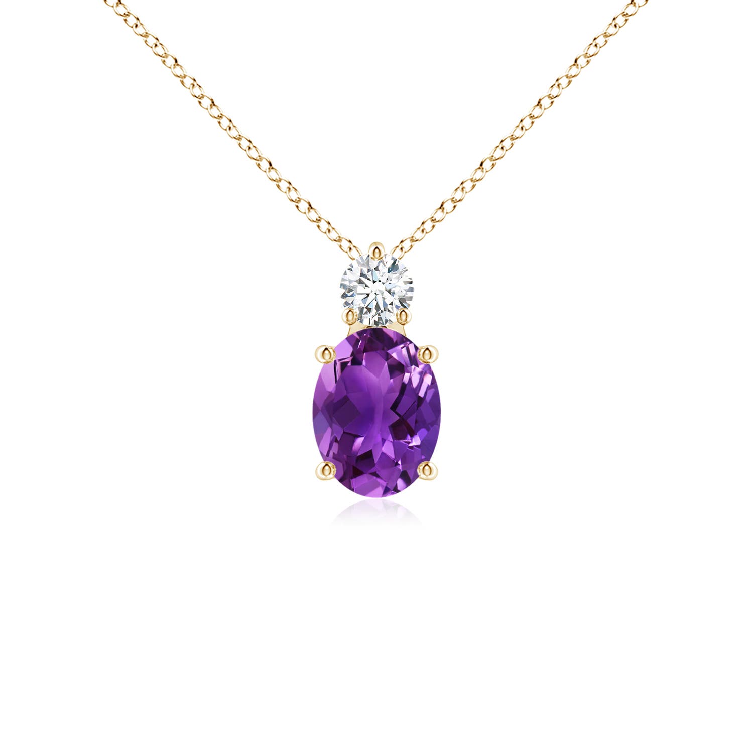 AAAA - Amethyst / 1.31 CT / 14 KT Yellow Gold