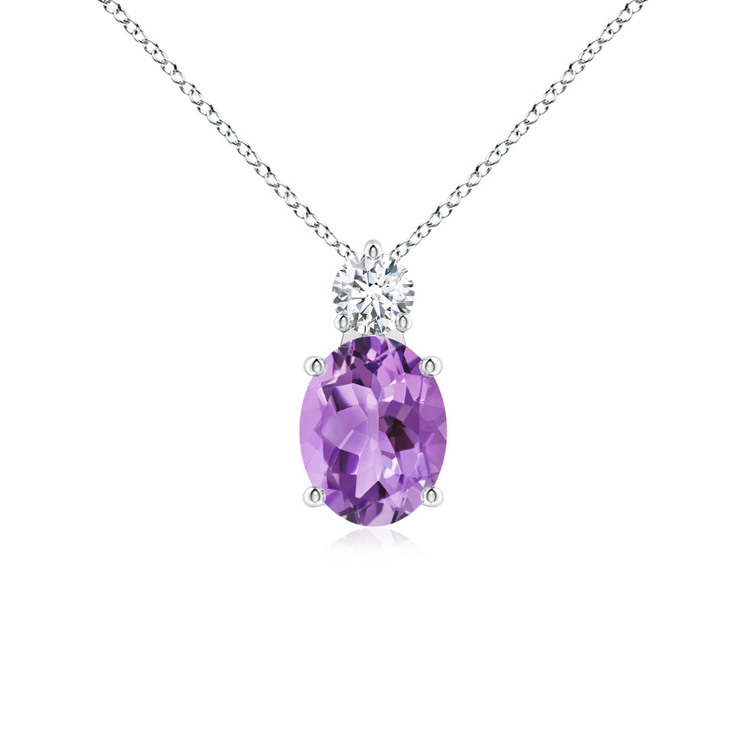A - Amethyst / 1.83 CT / 14 KT White Gold