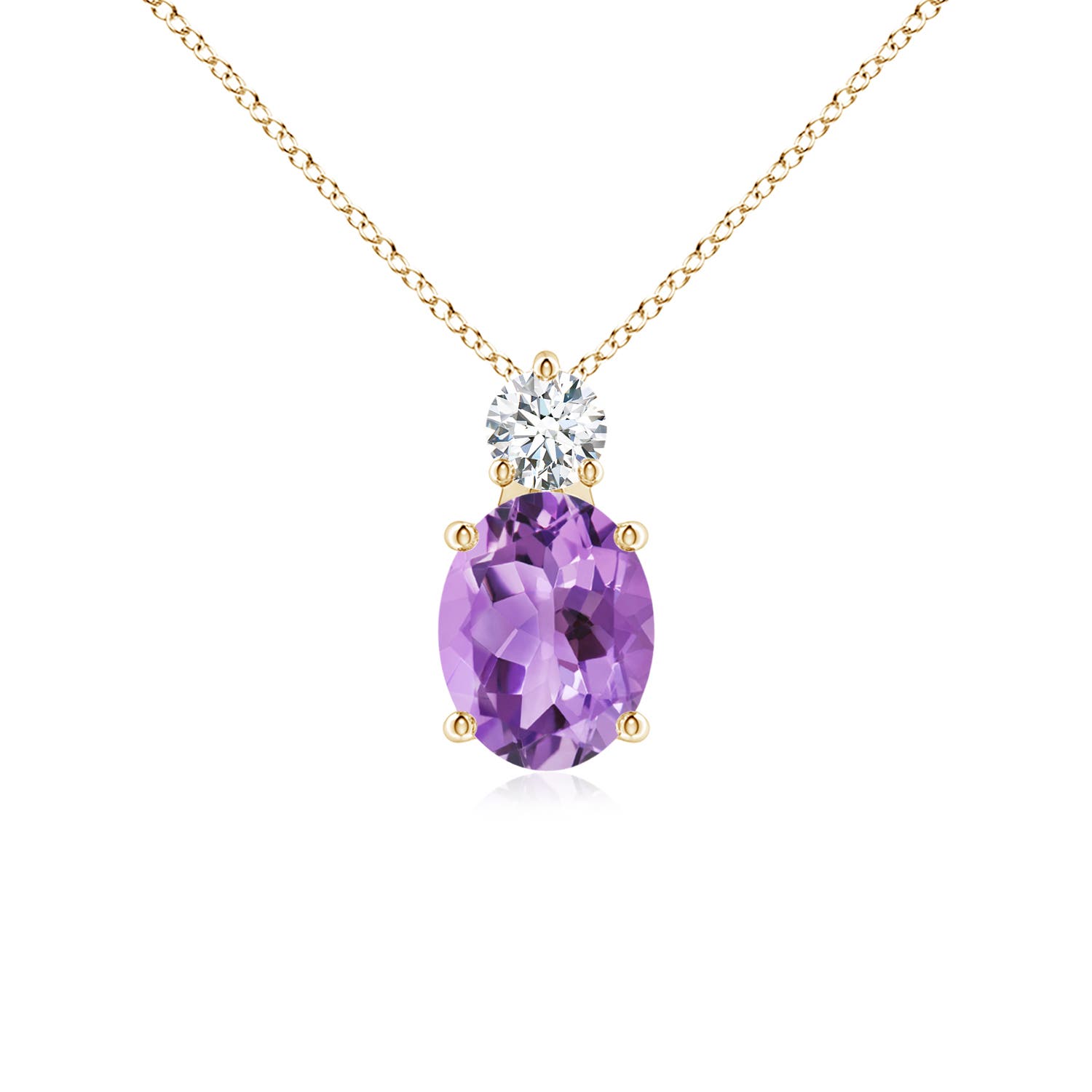 A - Amethyst / 1.83 CT / 14 KT Yellow Gold