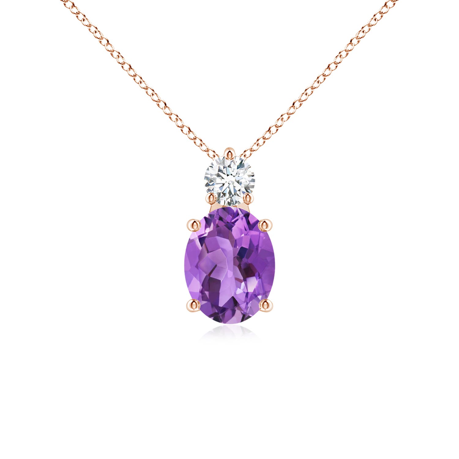 AA - Amethyst / 1.83 CT / 14 KT Rose Gold