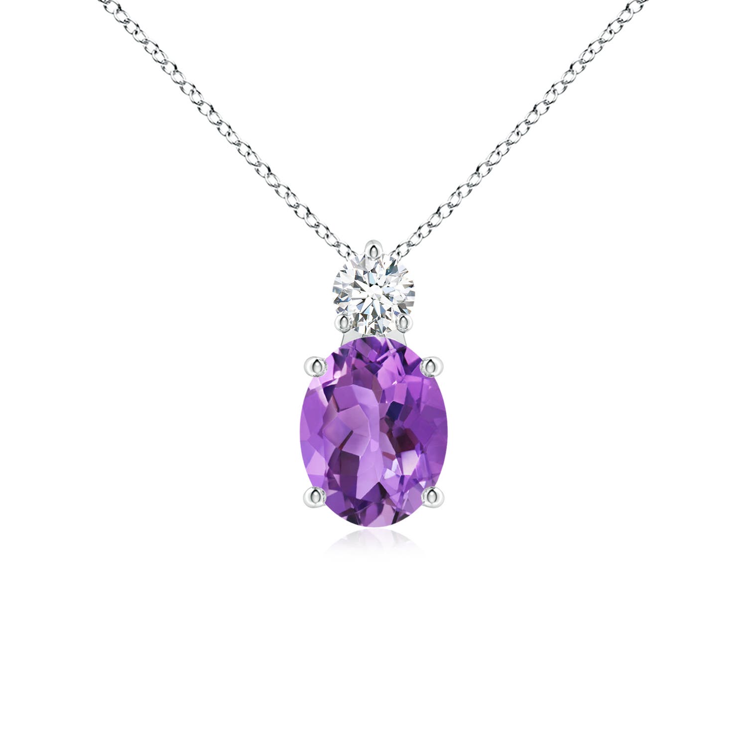 AA - Amethyst / 1.83 CT / 14 KT White Gold