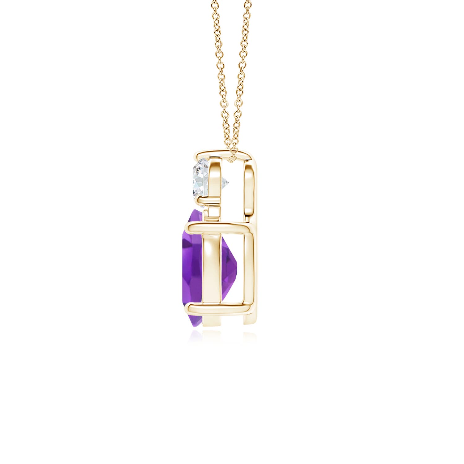 AA - Amethyst / 1.83 CT / 14 KT Yellow Gold