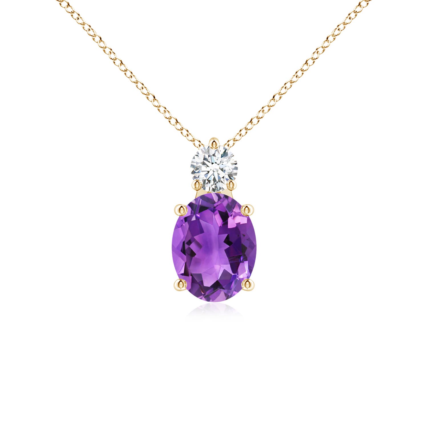 AAA - Amethyst / 1.83 CT / 14 KT Yellow Gold