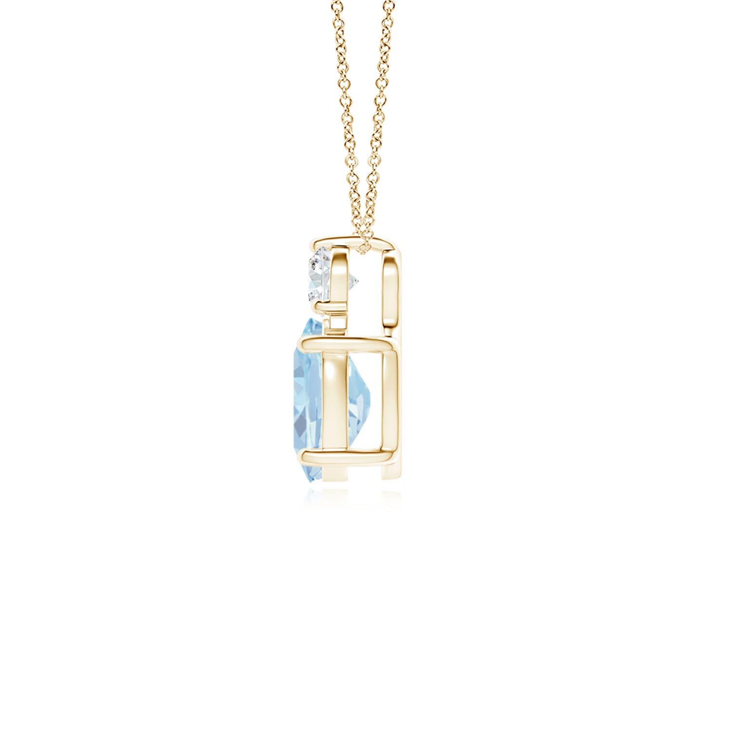 A - Aquamarine / 1.16 CT / 14 KT Yellow Gold