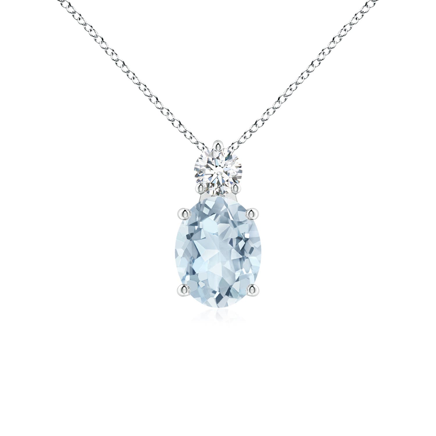 A - Aquamarine / 1.73 CT / 14 KT White Gold