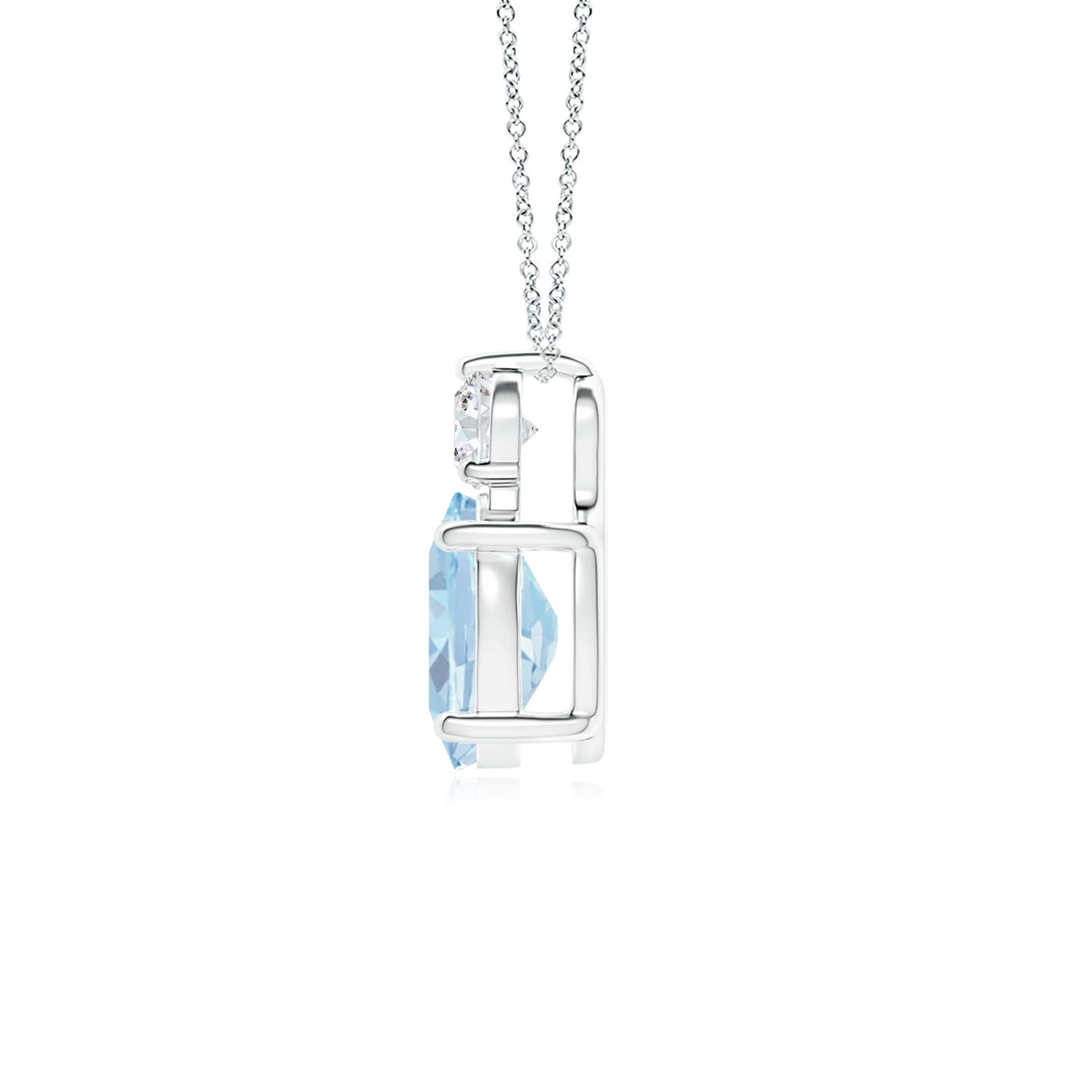 A - Aquamarine / 1.73 CT / 14 KT White Gold