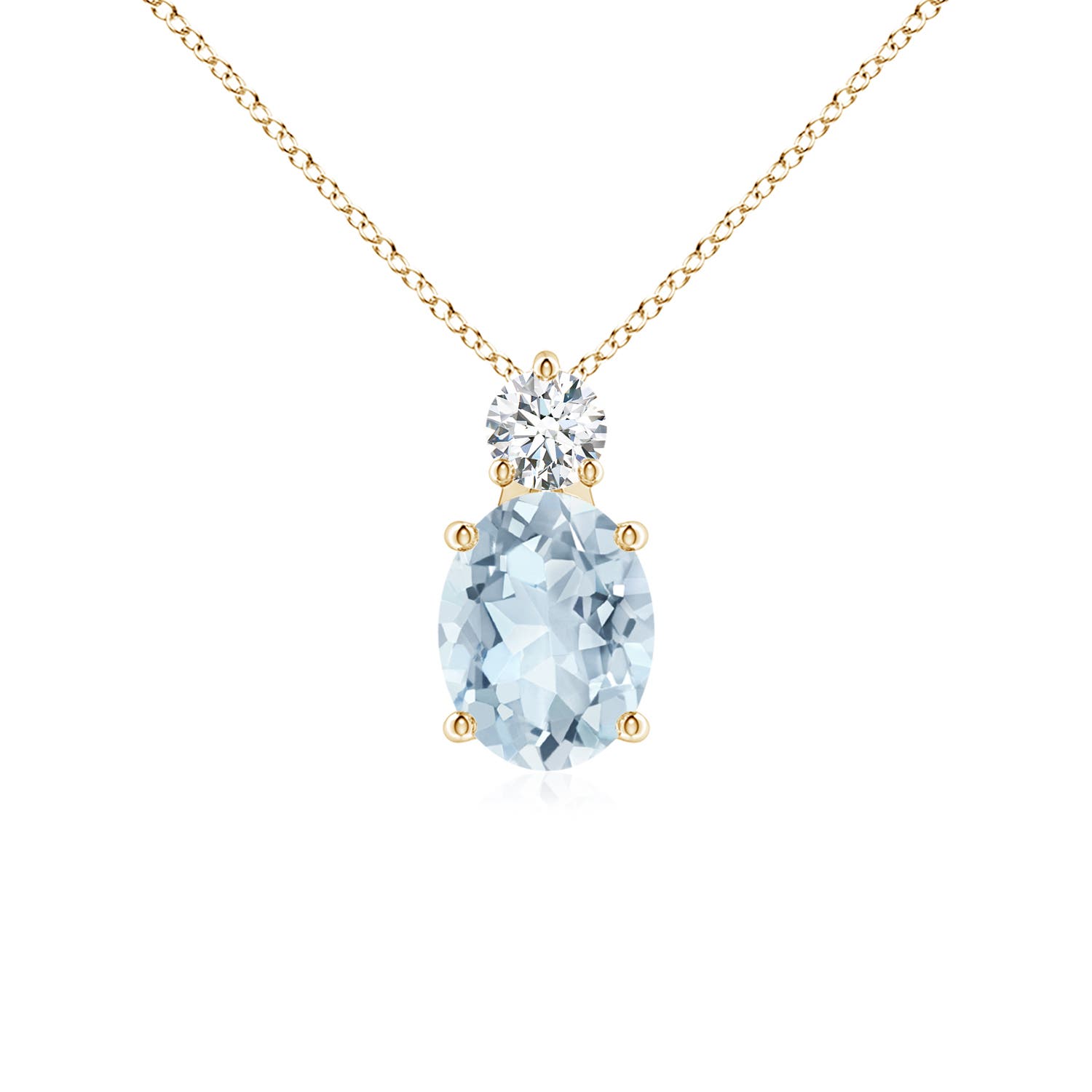 A - Aquamarine / 1.73 CT / 14 KT Yellow Gold