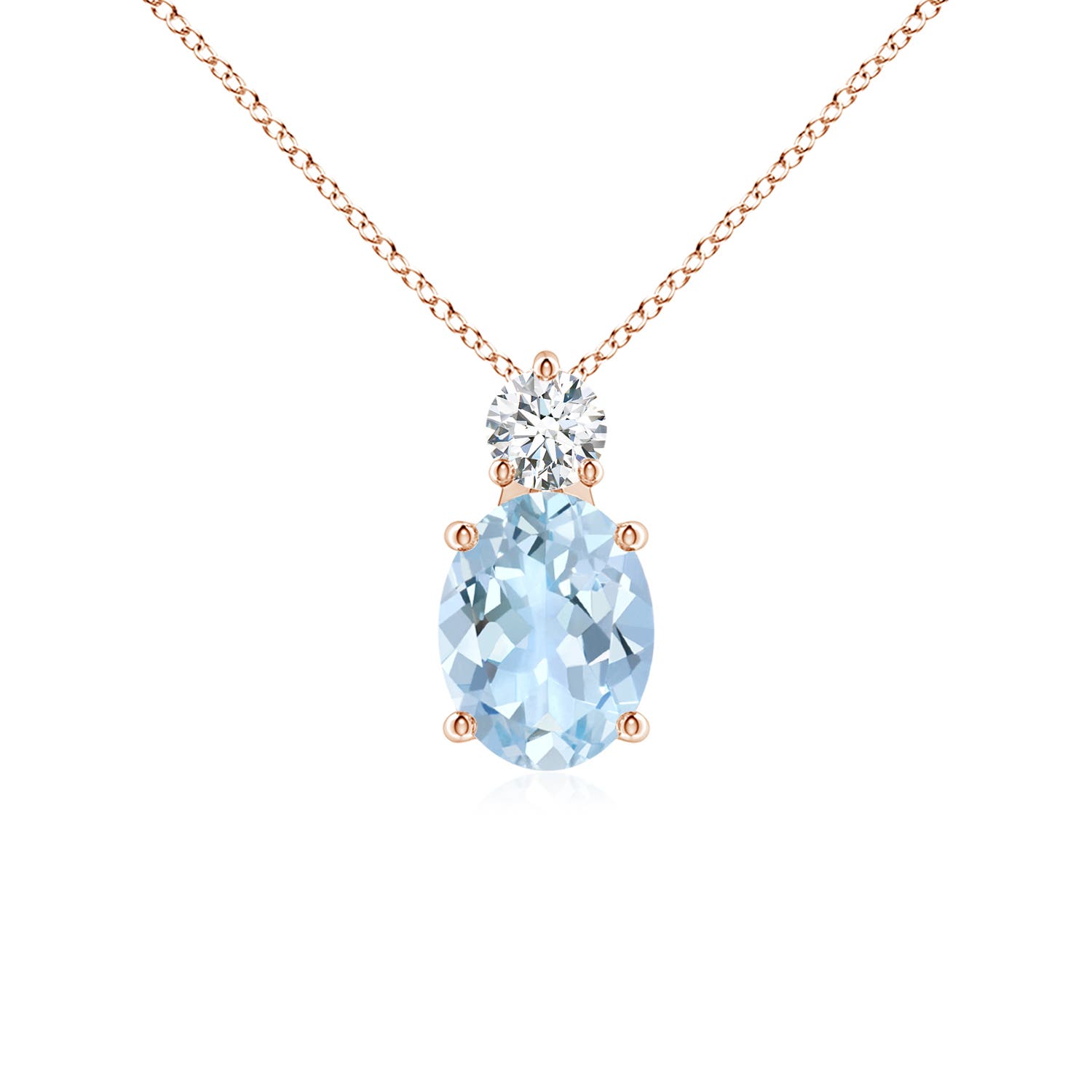 AA - Aquamarine / 1.73 CT / 14 KT Rose Gold