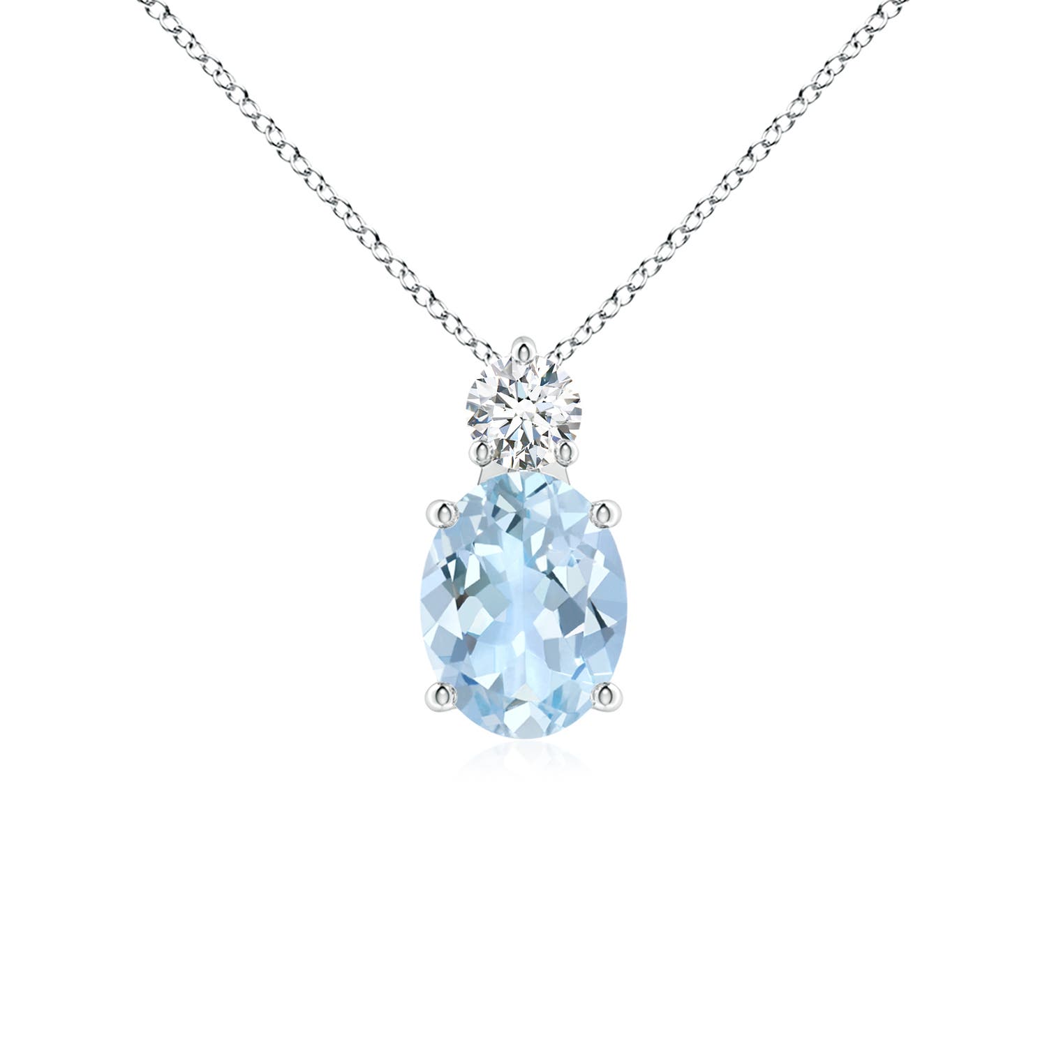 AA - Aquamarine / 1.73 CT / 14 KT White Gold