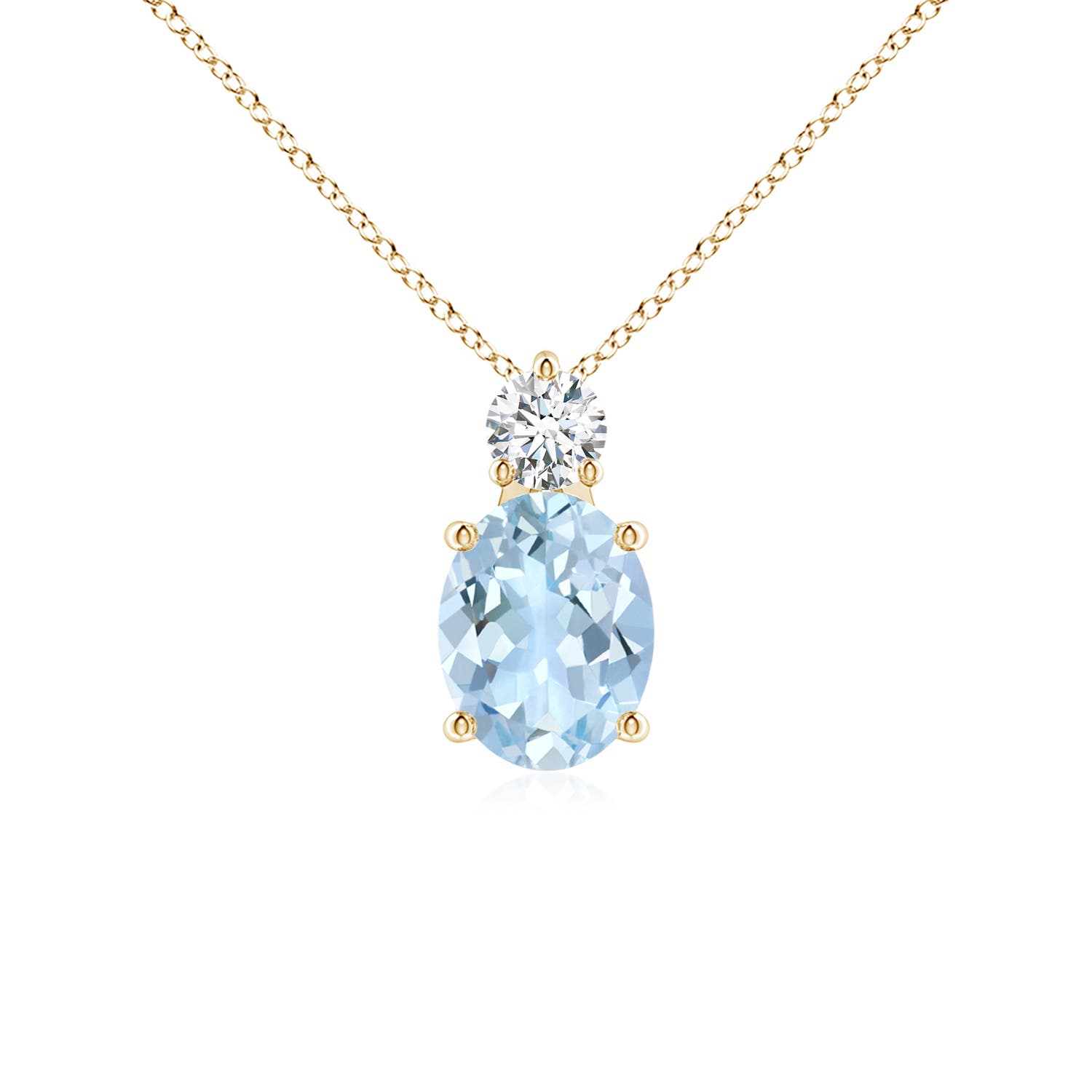 AA - Aquamarine / 1.73 CT / 14 KT Yellow Gold