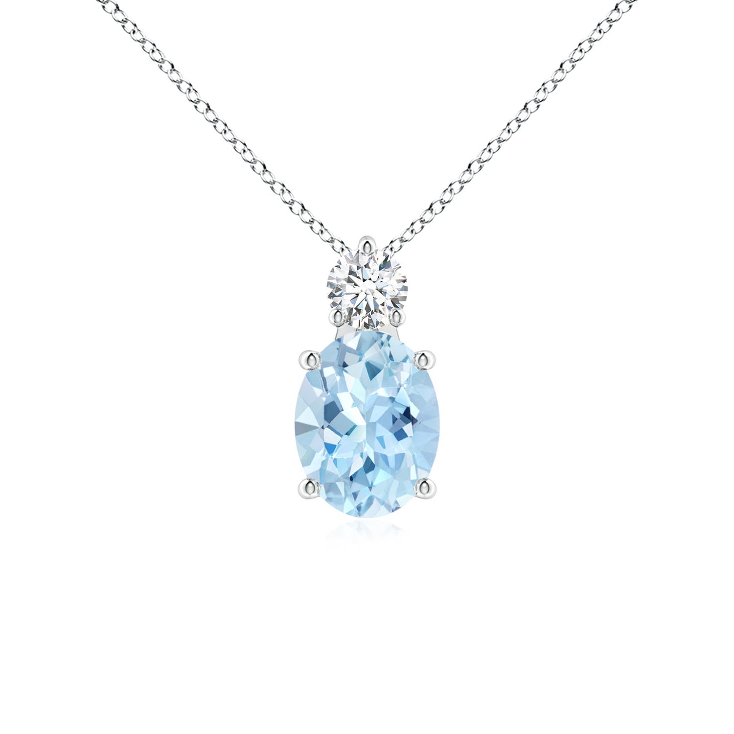 AAA - Aquamarine / 1.73 CT / 14 KT White Gold