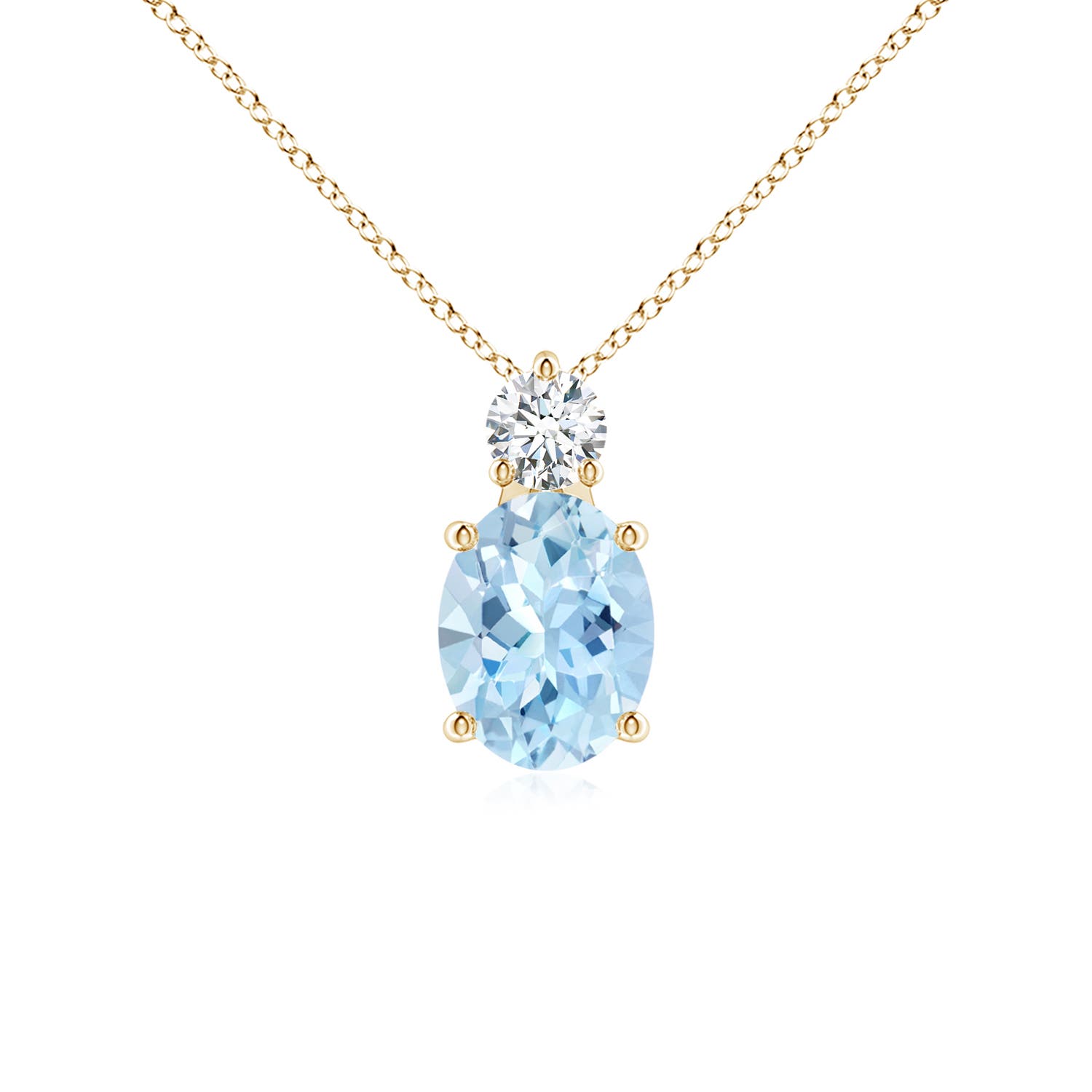 AAA - Aquamarine / 1.73 CT / 14 KT Yellow Gold