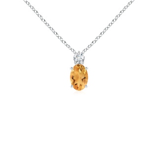 Oval A Citrine