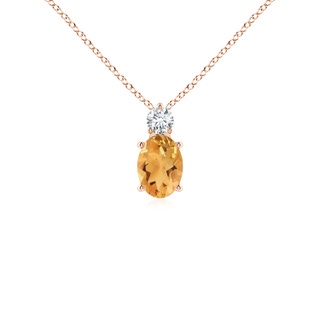 Oval A Citrine