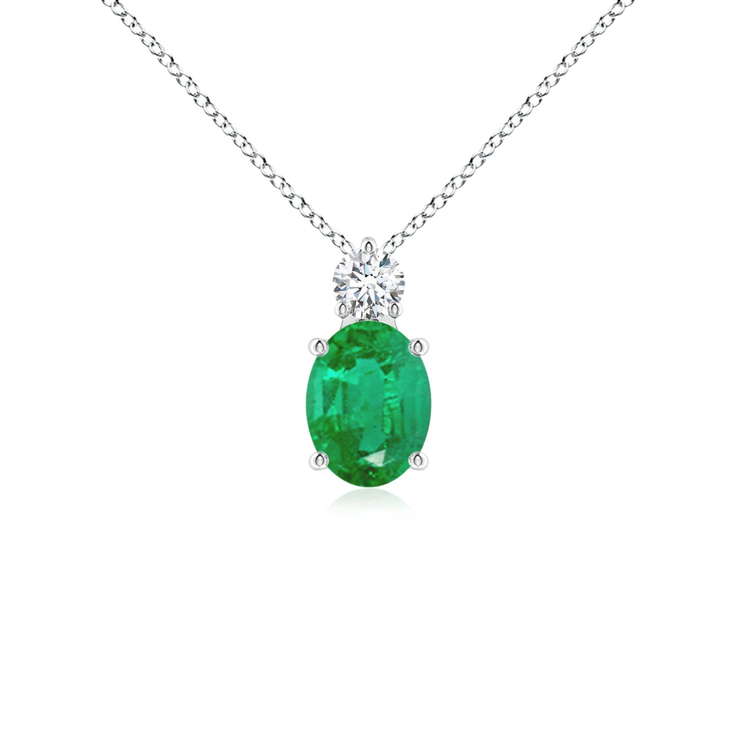 AA - Emerald / 1.26 CT / 14 KT White Gold