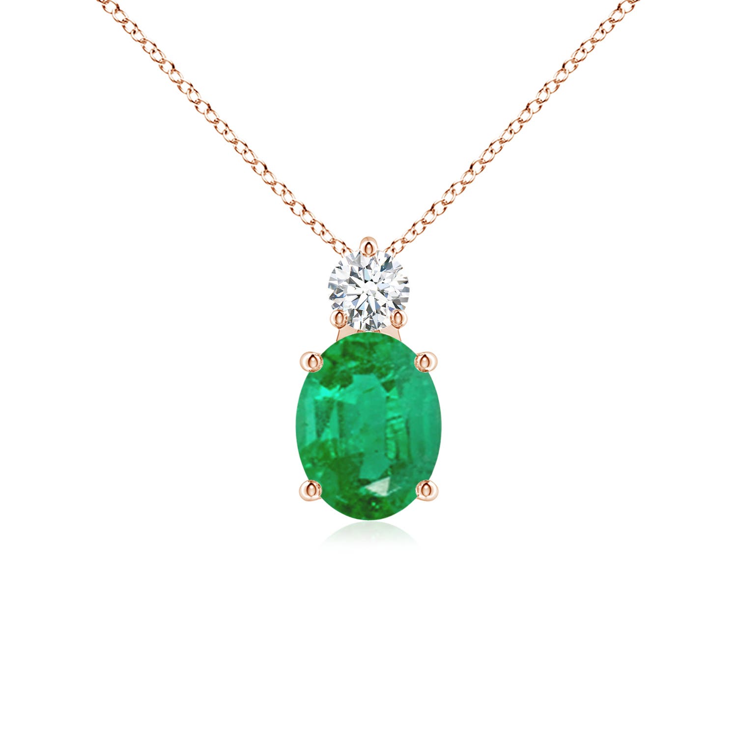 AA - Emerald / 1.73 CT / 14 KT Rose Gold