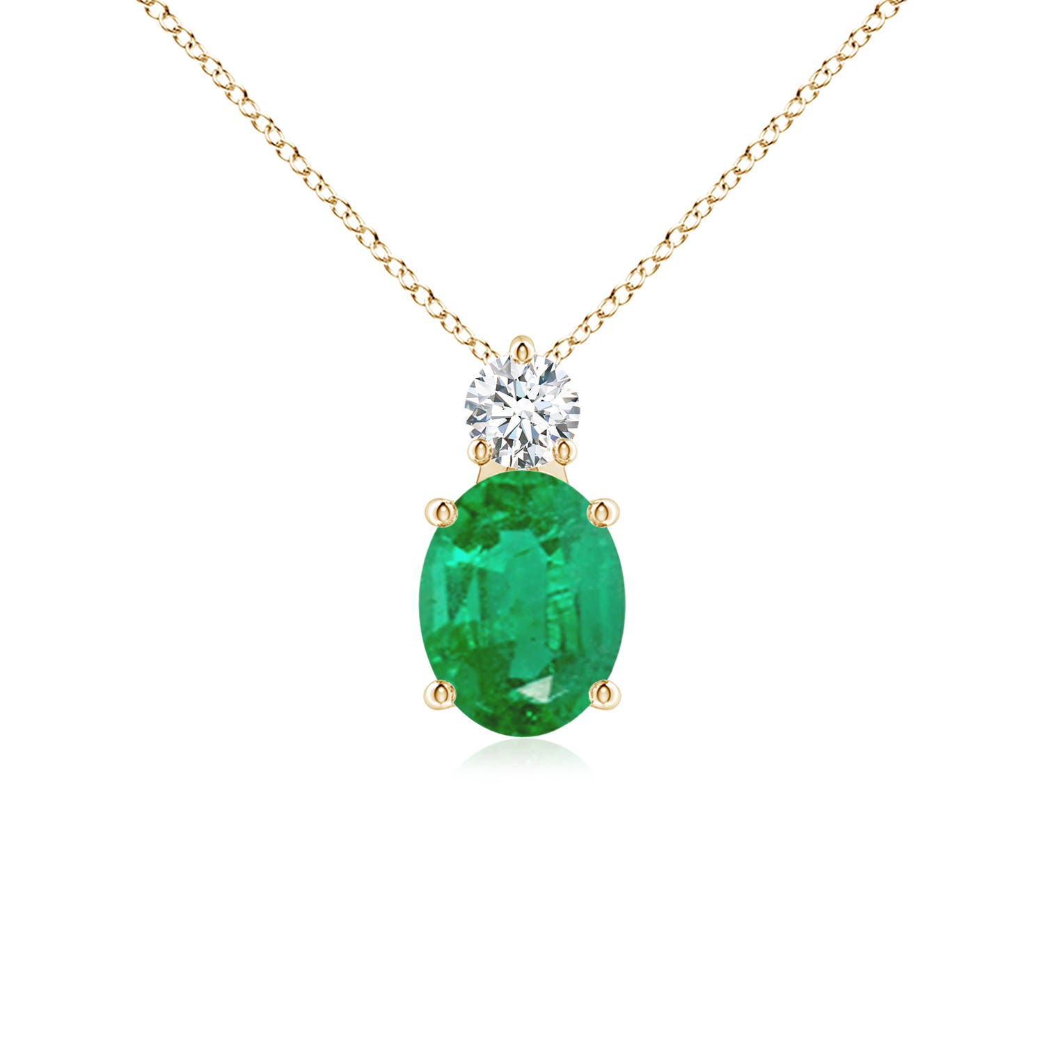 AA - Emerald / 1.73 CT / 14 KT Yellow Gold