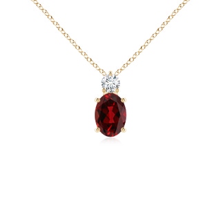 Oval AAAA Garnet