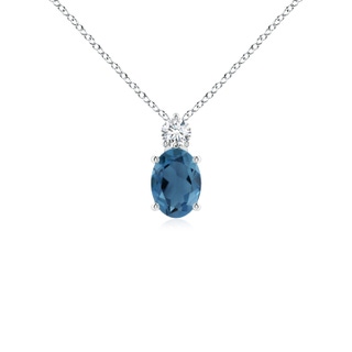 Oval A London Blue Topaz